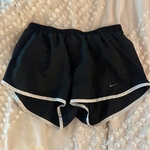Nike Black and White Athletic Shorts